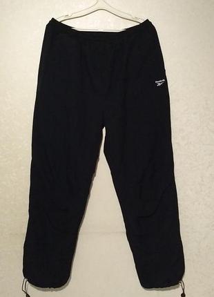 Штаны спортивные reebok vintage (l-xl) на утяжках оригинал