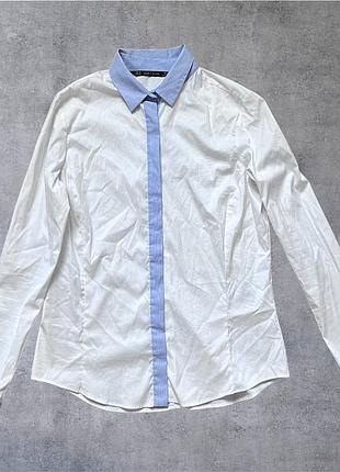 Белая рубашка zara
