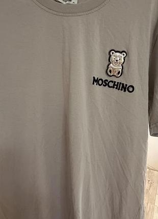 Футболка брендова орігінал бавовняна moschino