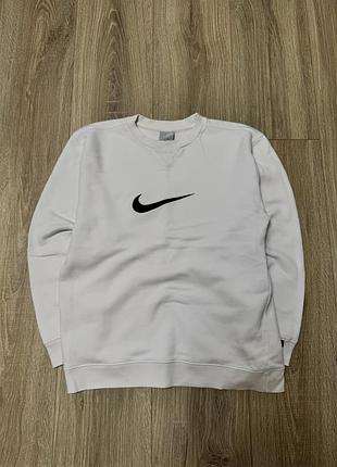 Вінтажна біла кофта nike x riot division s-m