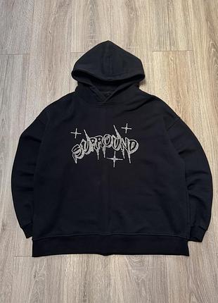Y2k худі від surround clothing x nike m-l