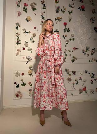 Платье длинное