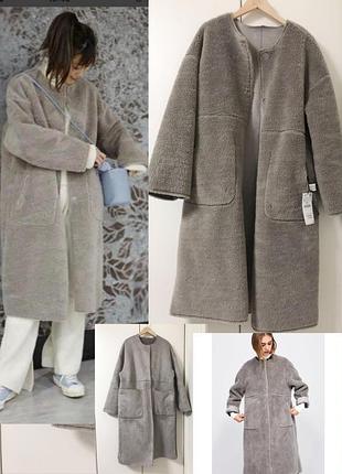 Стильное двустороннее пальто от zara