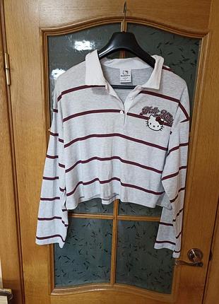 Поло лонгслив primark × hello kitty p. l