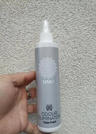 Спрей-освіжувач повітря daili odour eliminator toilet fresh 250 мл – від запаху в туалеті