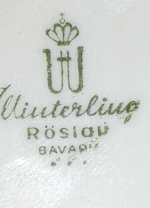 Коллекционная винтажная чашка winterling bavaria аутентичный немецкий фарфор