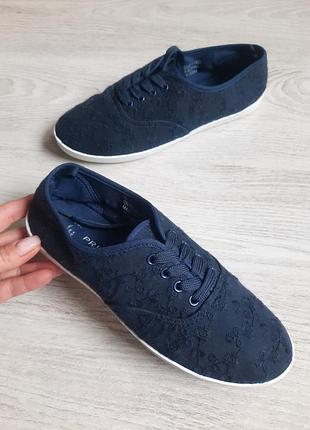Легкие мокасины кеды черевики primark