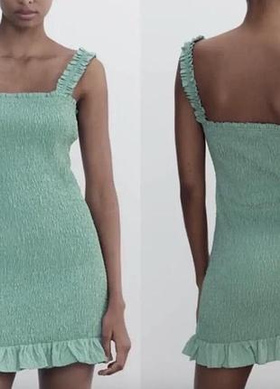 Міні сукня zara.жіночий сарафан