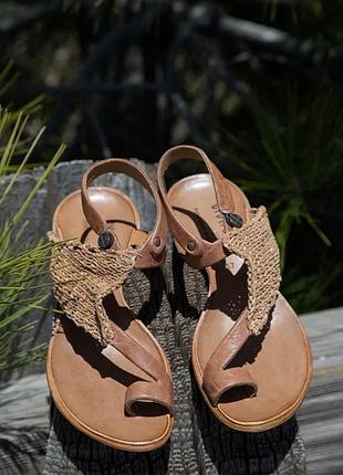 Cydwoq 'dive' vintage knit sandals босоножки кожа премиум /14365/
