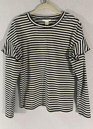 Стильный лонгслив тельняшка