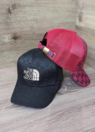 Кепка бейсболка the north face x gucci