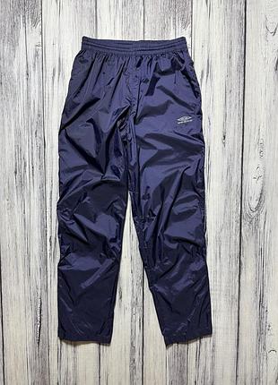 Umbro спортивные штаны оригинал нейлоновые l размер синие