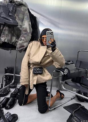 Тренч укорочений 3