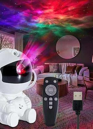 Детский ночник «звездное небо» космонавт, светильник usb