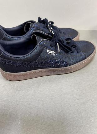 Жіночі кросівки puma basket glitter princess