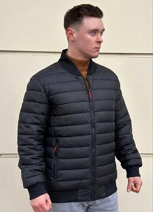Мужская куртка курточка бомбер без капюшона