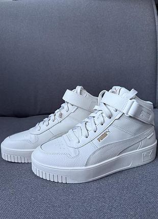 Кросівки puma carina білі 39 шкіряні