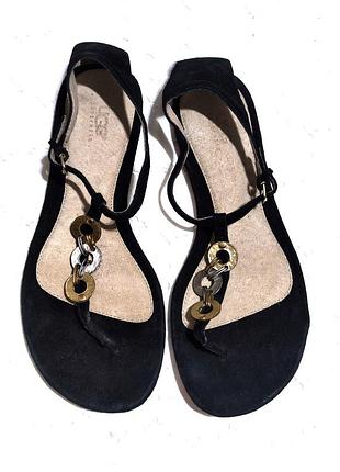 Ugg australia sandals сандалії босоніжки шкіра замша/14366/