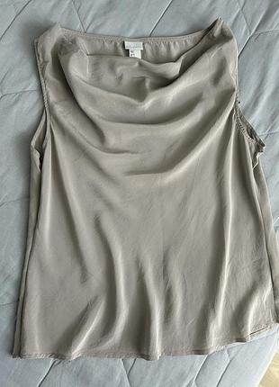 100% натуральний шовк silk блуза топ h&m