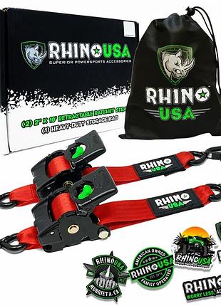 Самозатягивающиеся стяжные ремни rhino usa (2 шт) — оригинал из сша
