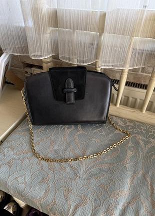 Шкіряна сумочка на плече valentino orlandi