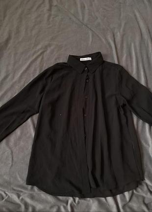 Чорна базова сорочка louis sia, розмір l/xl