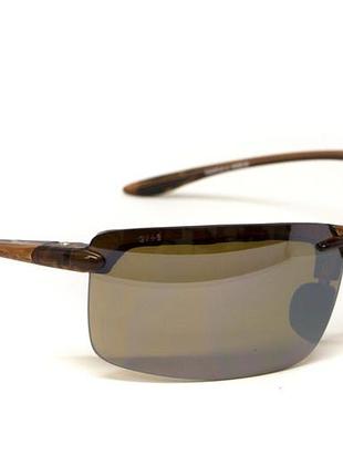 Очки защитные global vision wheelin crystal brown (drive mirror), зеркальные коричневые линзы в полупрозрачной коричневой оправе