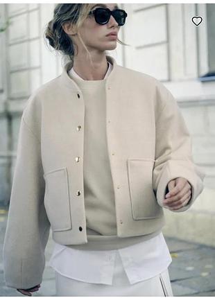 Бомбер zara