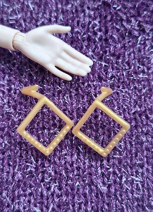 Серьги для куклы барби, оригинал mattel