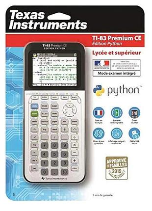 Графический калькулятор texas instruments ti-83 premium ce (edition python) — оригинал