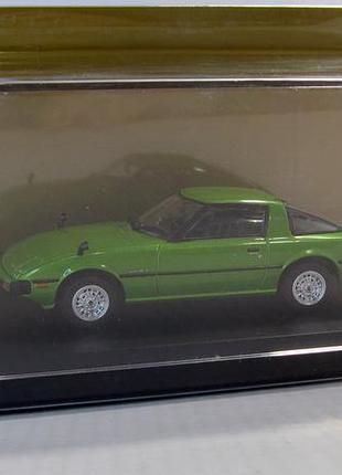 Mazda rx-7 savanna 1978, hachette. 1:43 бокс и запечатанный блистер. mazda rx-7 1978