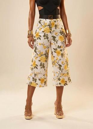 Цветочные кюлоты miss selfridge petites, размер uk 6 (xs/34)