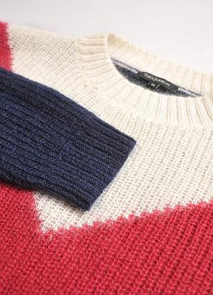 Женский шерстяной мохер tara jarmon paris superkid mohair wool polyamid blend knit sweater - m