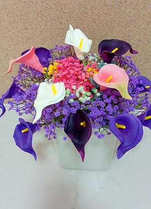 Искусственные цветы клыки