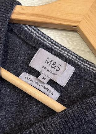 Базовый свитер m&s (100% шерсть) 5