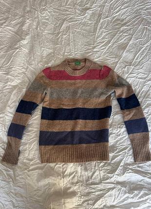 Светр united colors of benetton, xs, 100% вовна