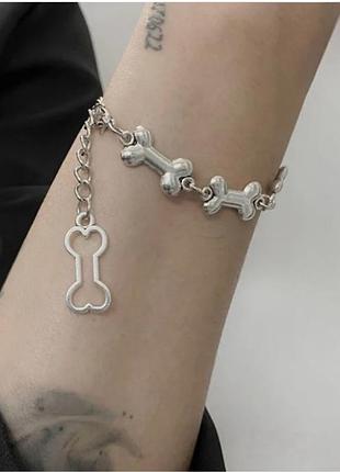 Браслет унісекс gothic dog bone chain