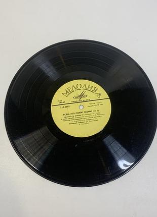 Виниловая плата эстрада «всем, кто любит песню (No 8)» мелодия рыжский 33 об/мин (н2741) урожайная советская граммлатка из популярной серии «всем, х
