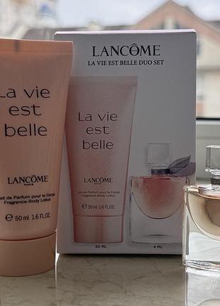 Оригінальний подарунковий набір lancome la vie est belle