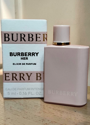 Парфуми мініатюра burberry her elixir de parfum 5 мл
