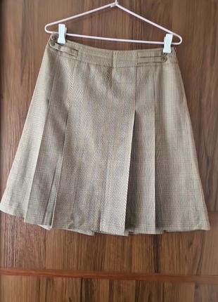 Стильная юбка в клетку bean pole (made in korea) размер s/m