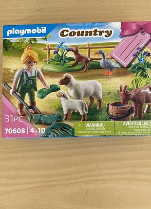 Playmobil country 70608 ферма з тваринами 31 деталь 4-10 років