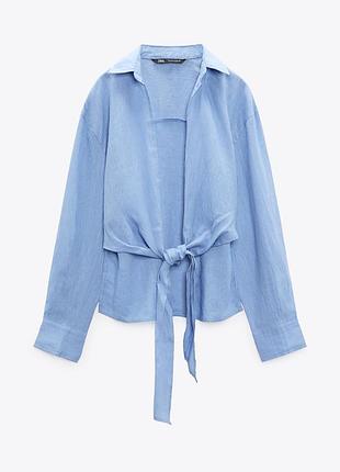 Лляна сорочка від zara