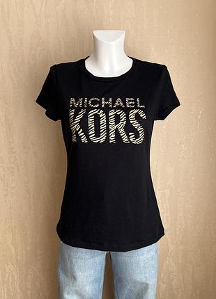 Michael kors, футболка з графічним лого, р.м