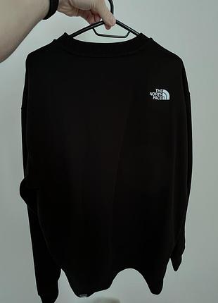 Чоловічий світшот the north face simple в чорному кольорі