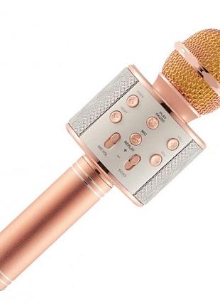 Бездротовий мікрофон караоке bluetooth ws858 karaoke 5w