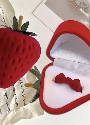 Каблучка бантик у полуничці kawaii 🍓🎀