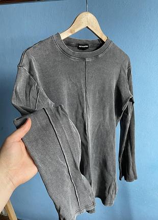 Лонгслів сірого кольору