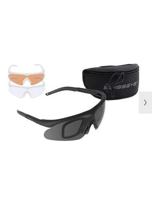 Окуляри тактичні /окуляри тактичні (балістичні) swiss eye raptor black 10161/ балістичні окуляри