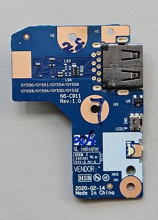 А92 плата usb lenovo 15imh05h ns-c911